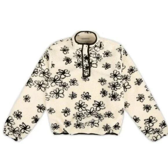 Parke Floral Pullover Fleece Floral L/XL - Picture 1 of 7